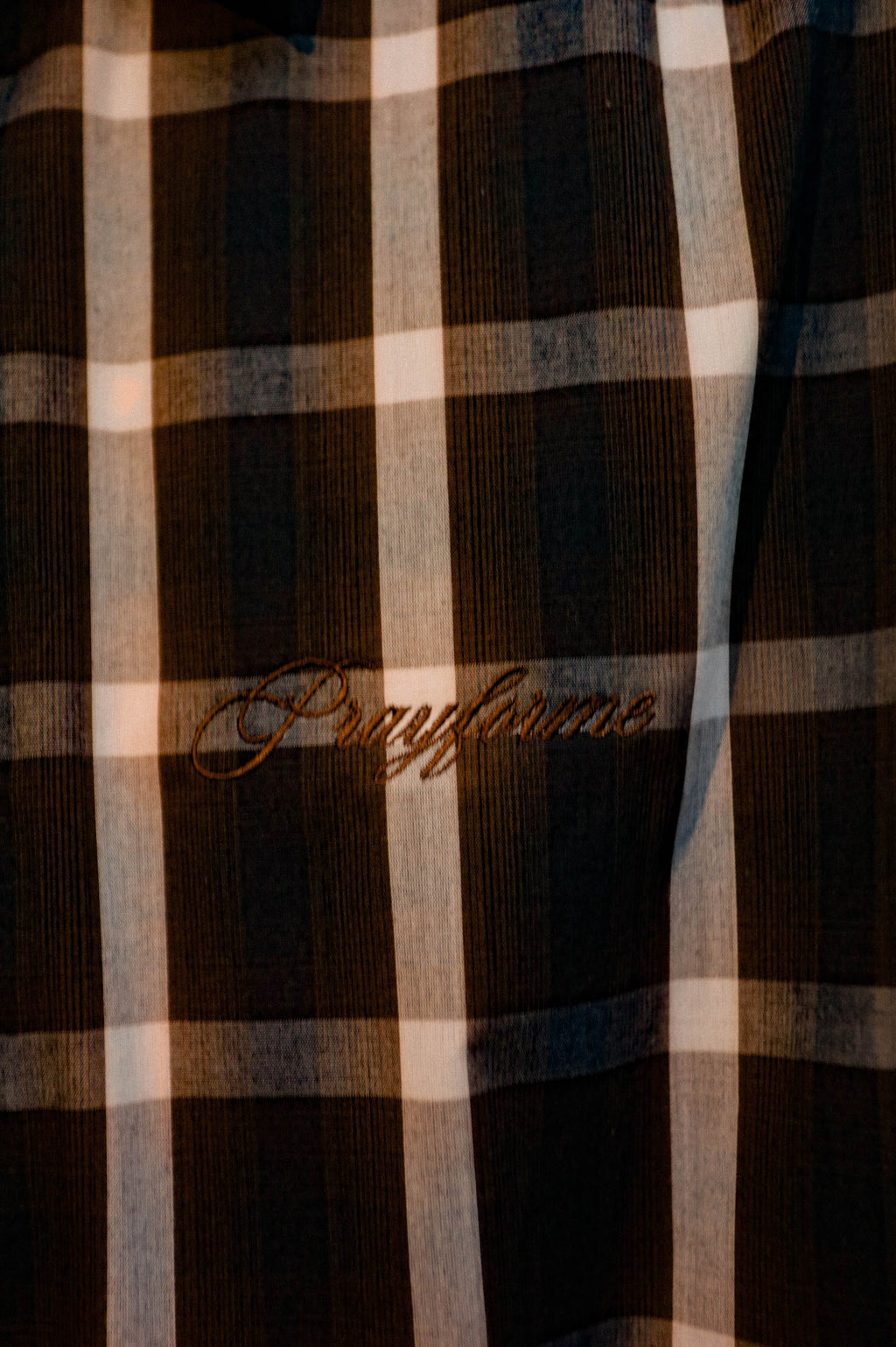 PFM Plaid Polo