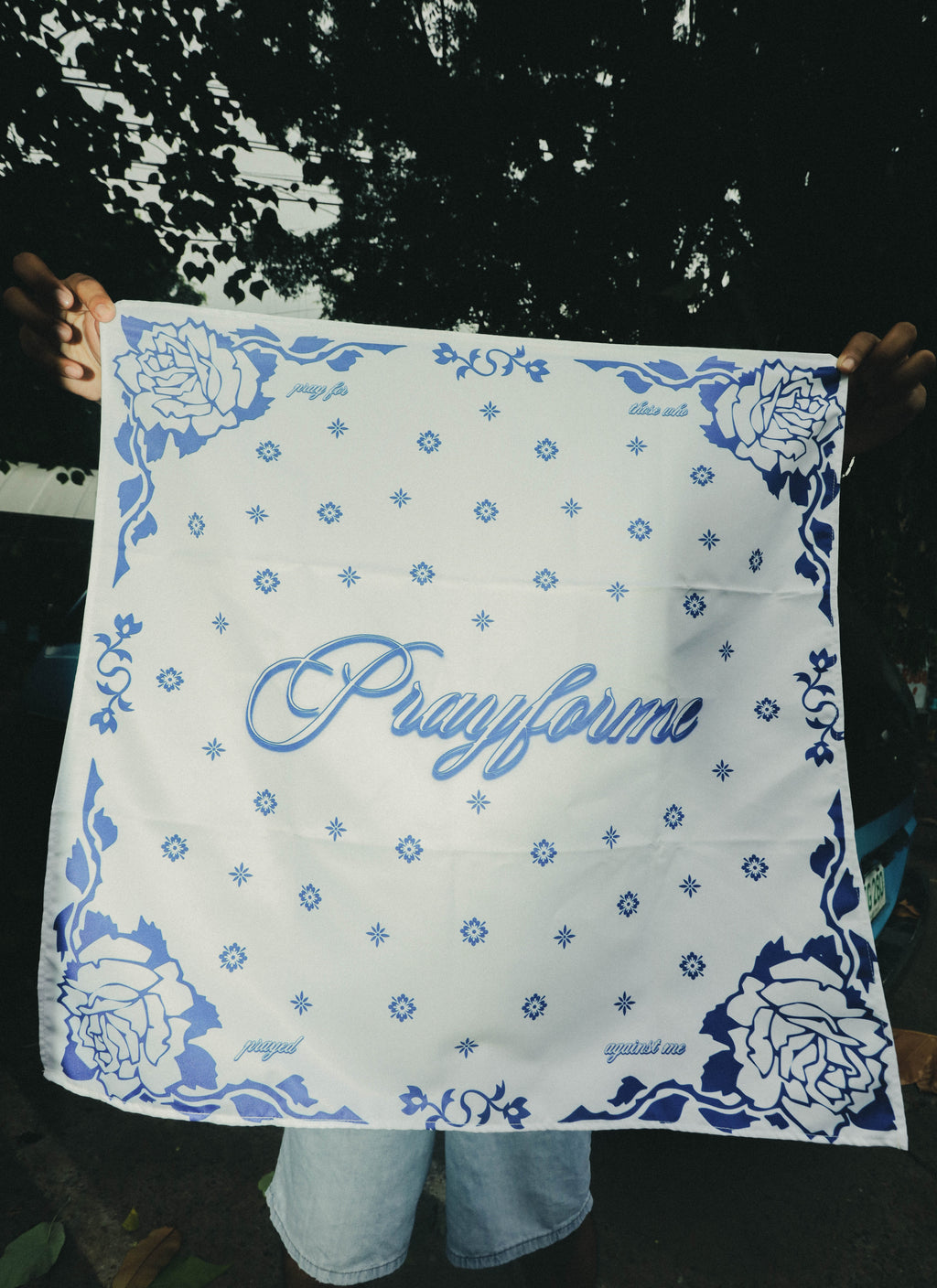 PFM Script Bandana - Royal Blue