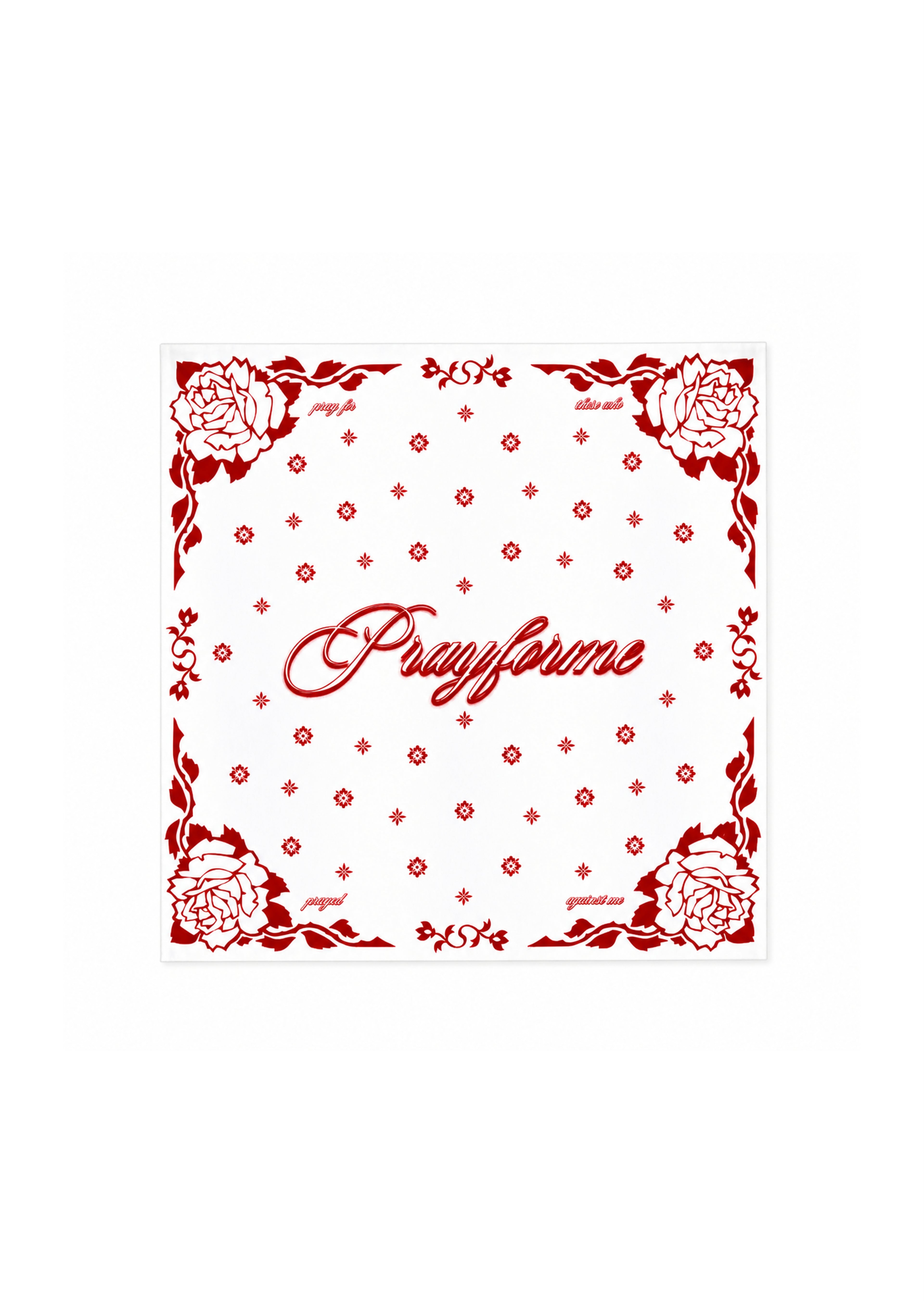 PFM Script Bandana - Red
